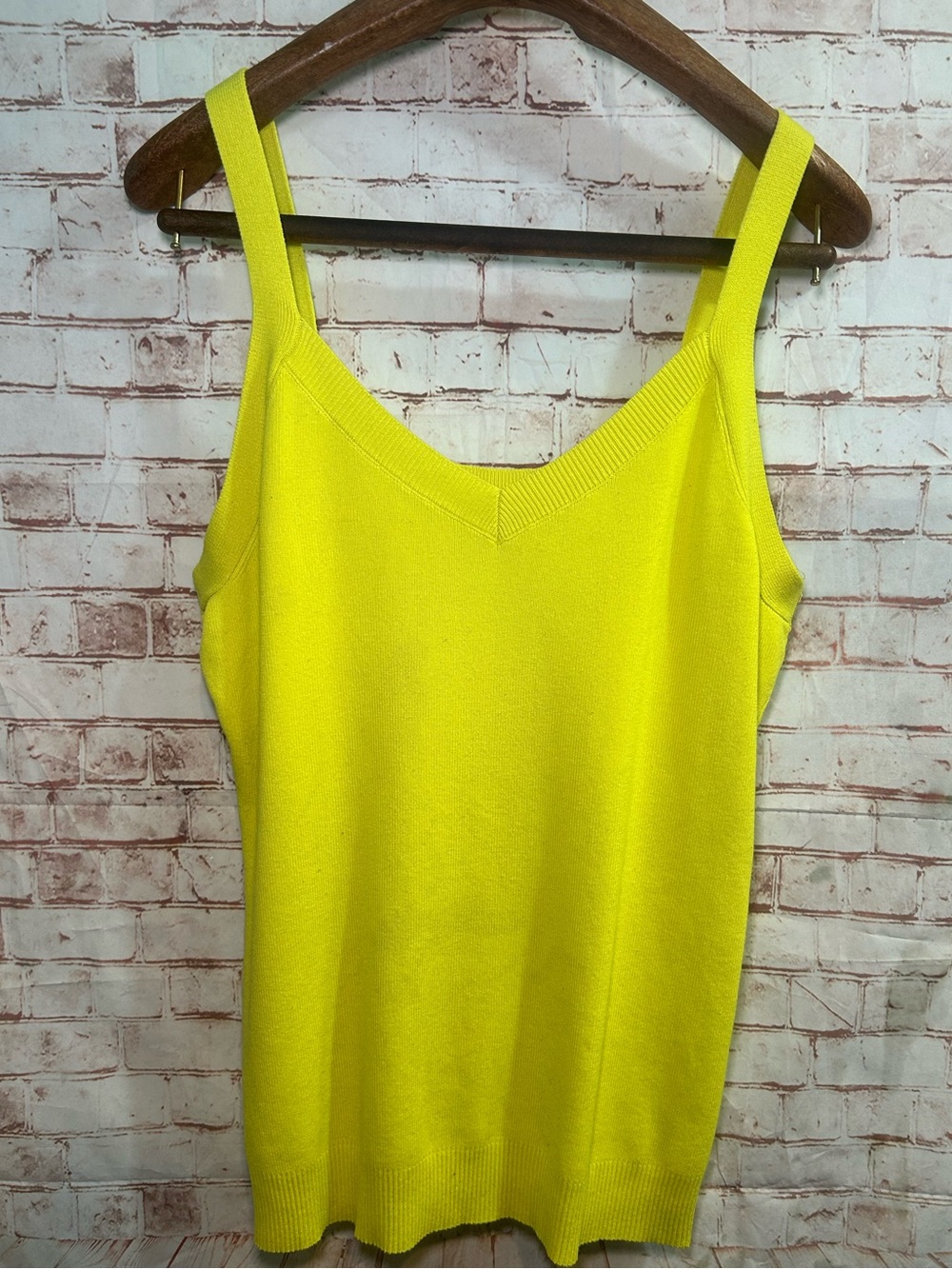Skies Are Blue Neon Yellow Blazer & Sweater Tank Set Bright Chartreuse Suiting - Picture 8 of 11